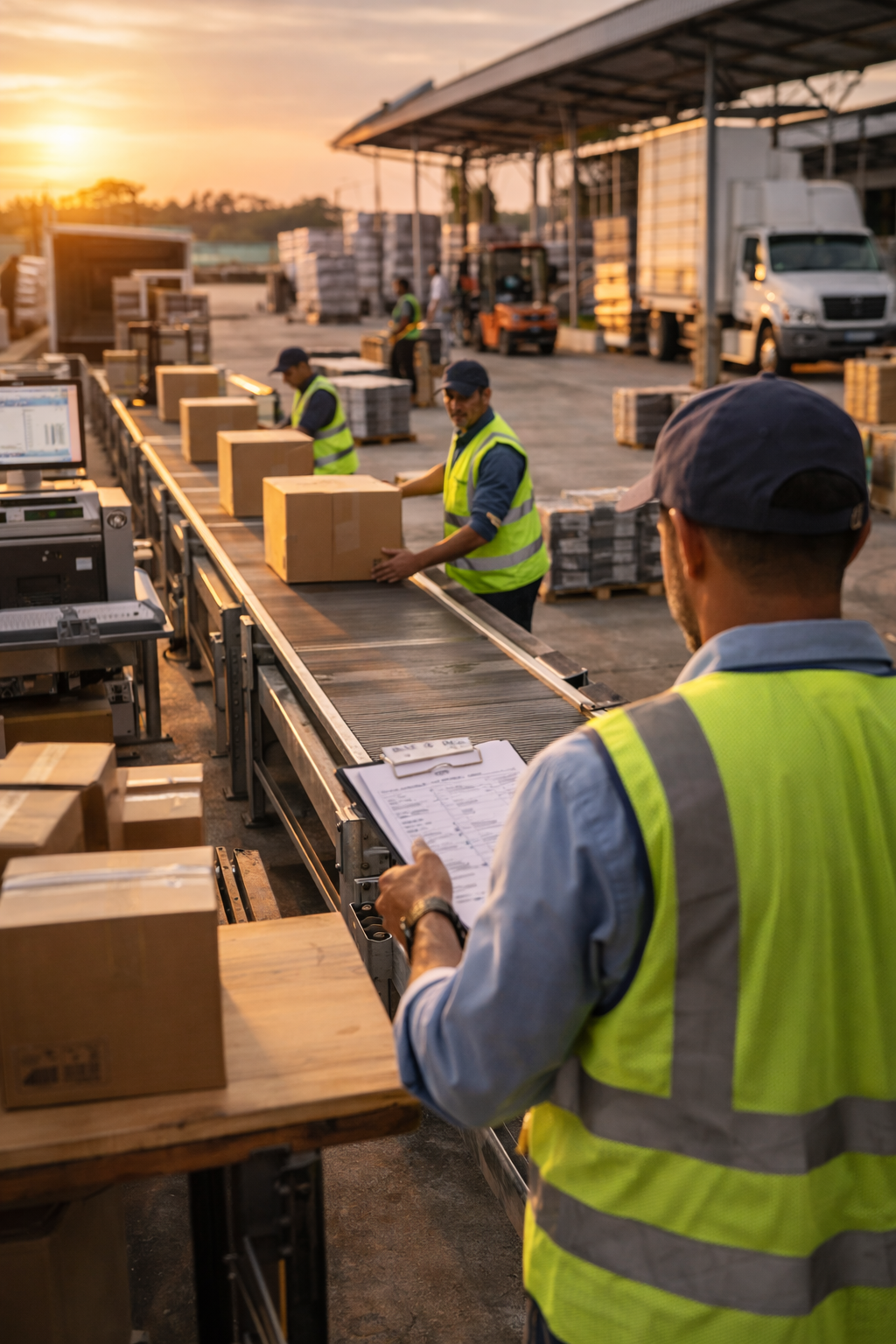 Structured logistics and workforce coordination process
